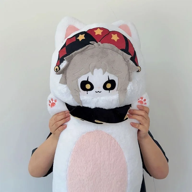 The Freak Circus Pierrot Harlequin Jester Cosplay Body Pillow 80cm Same Character Plush Cushion Halloween Gift Anime Merchandise - view 3
