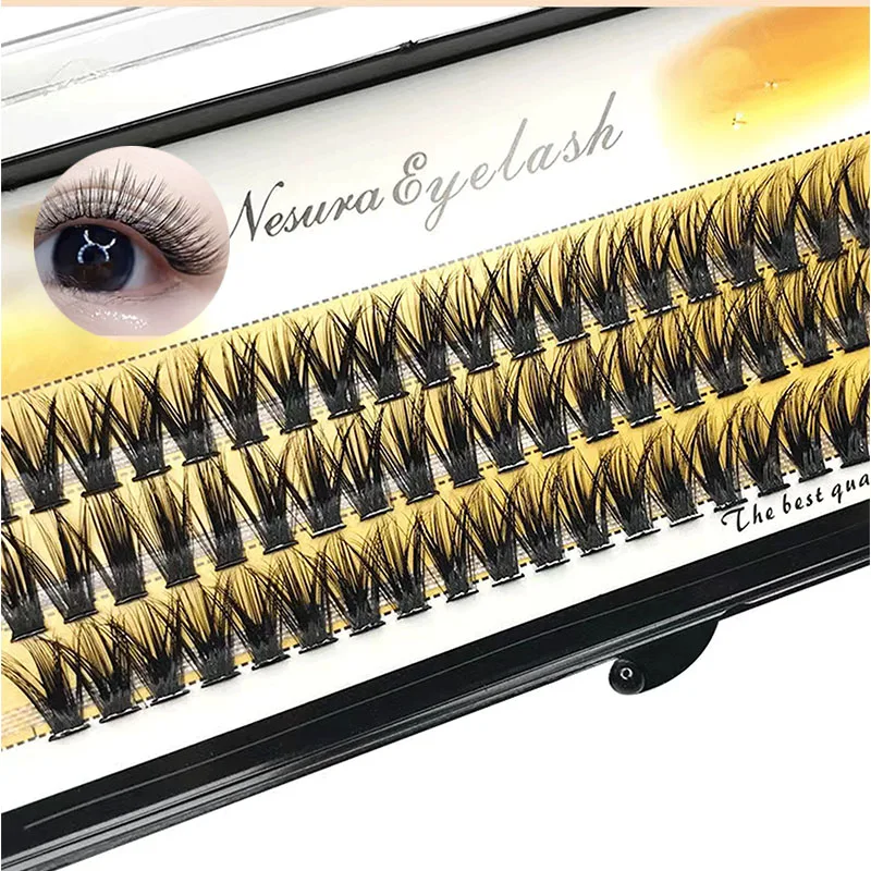 High Quality 60 Bundles Individual Cluster Makeup Individual Cluster Eye Lashes False Eyelashes