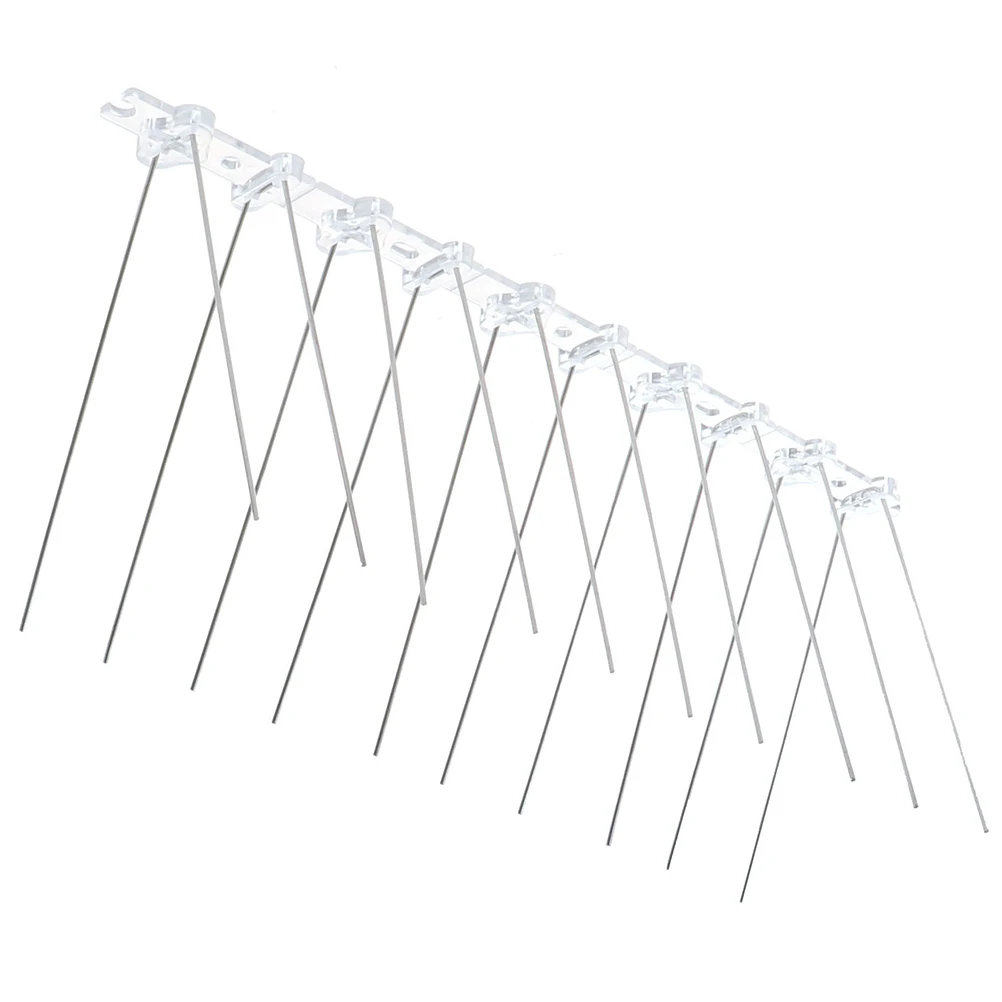 Bird Repellent Spikes Eco-friendly Anti Pigeon Nail Bird Deterrent Tool Bird Repellent Thorn Spikes Net Fence Anti-Bird Device