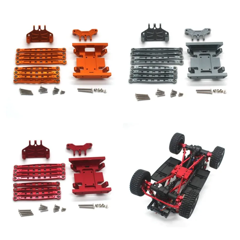 

MN 128 accessories MN86S mn128 RC pull rod 8 pull rod seat base plate three piece set accessories