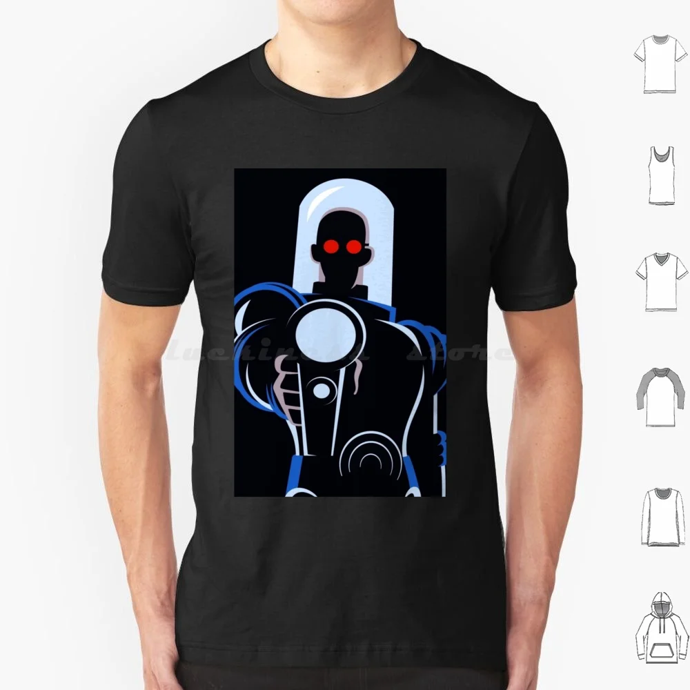 Mr. Freeze Btas T Shirt 6xl Cotton Cool Tee Mr Freeze Villian Cartoon 90s 90s Tv Tv Show Charaters Joker Quinn Grey Ghost Ghost