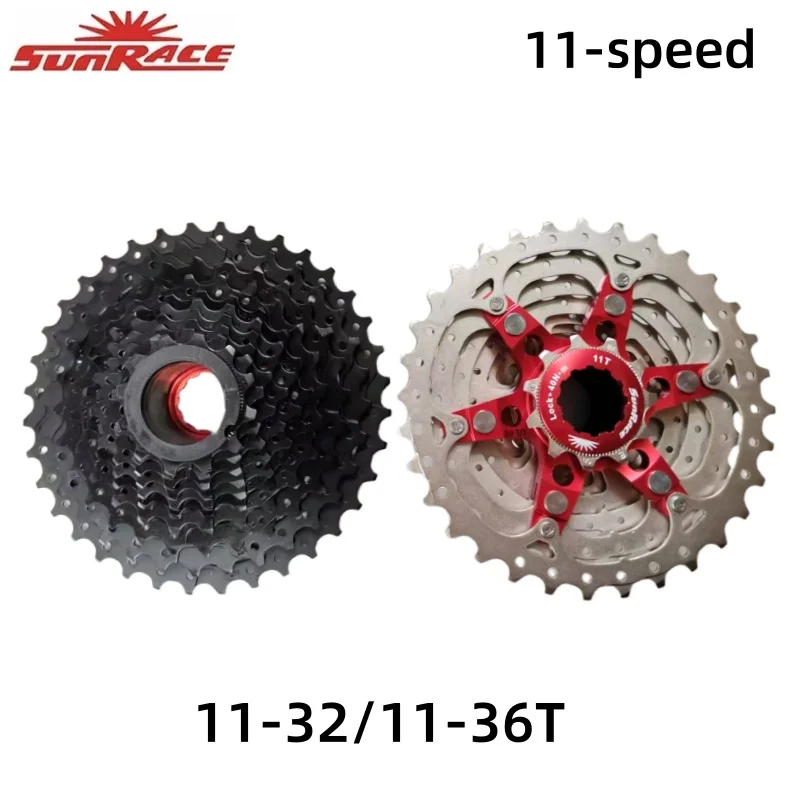 

Sunrace 11-speed Road bicycle flywheel, cartridge type road flywheel 11-32/11-36T