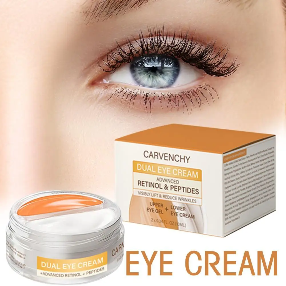 

Eye Cream Retinol Peptide Vitamin E Two-color Polypeptide Eye Cream Moisturizing Firming Eye Skin Skincare