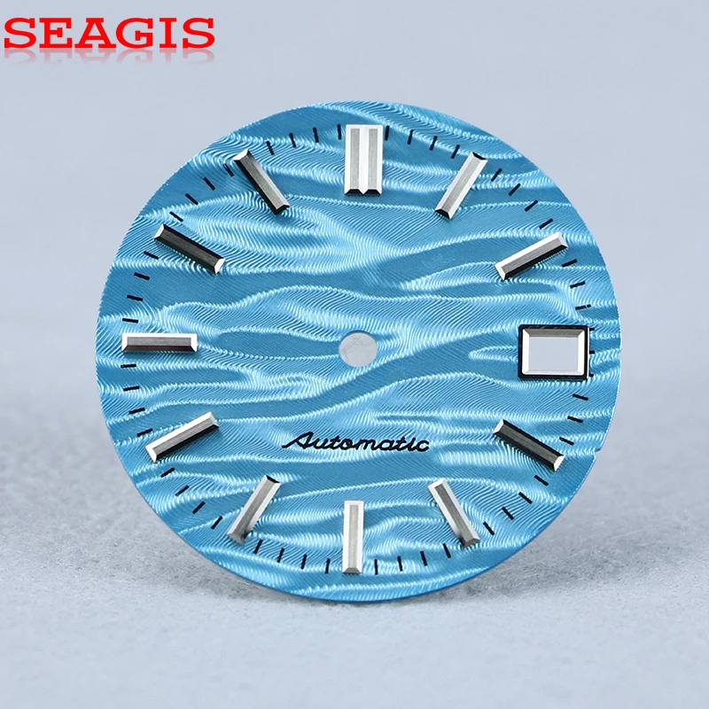 

SEAGIS Guilloche 28,5 мм циферблат GS механизм NH35/36, без логотипа, аксессуары для часов