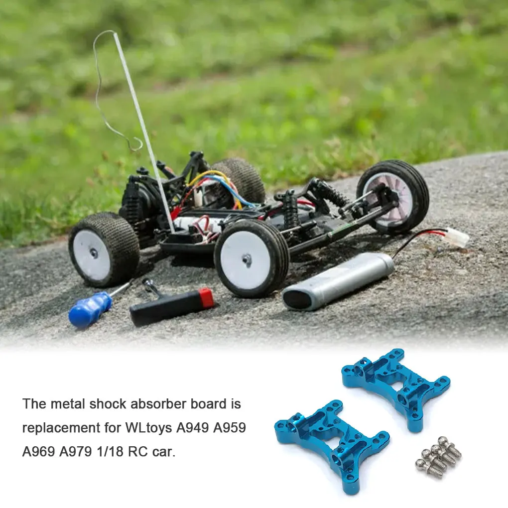 Metal Shock Absorber Board 1:18 Model Truck Upgrade Parts Gifts Replacement for Wltoys A949 A959 A969 A979 Type 3