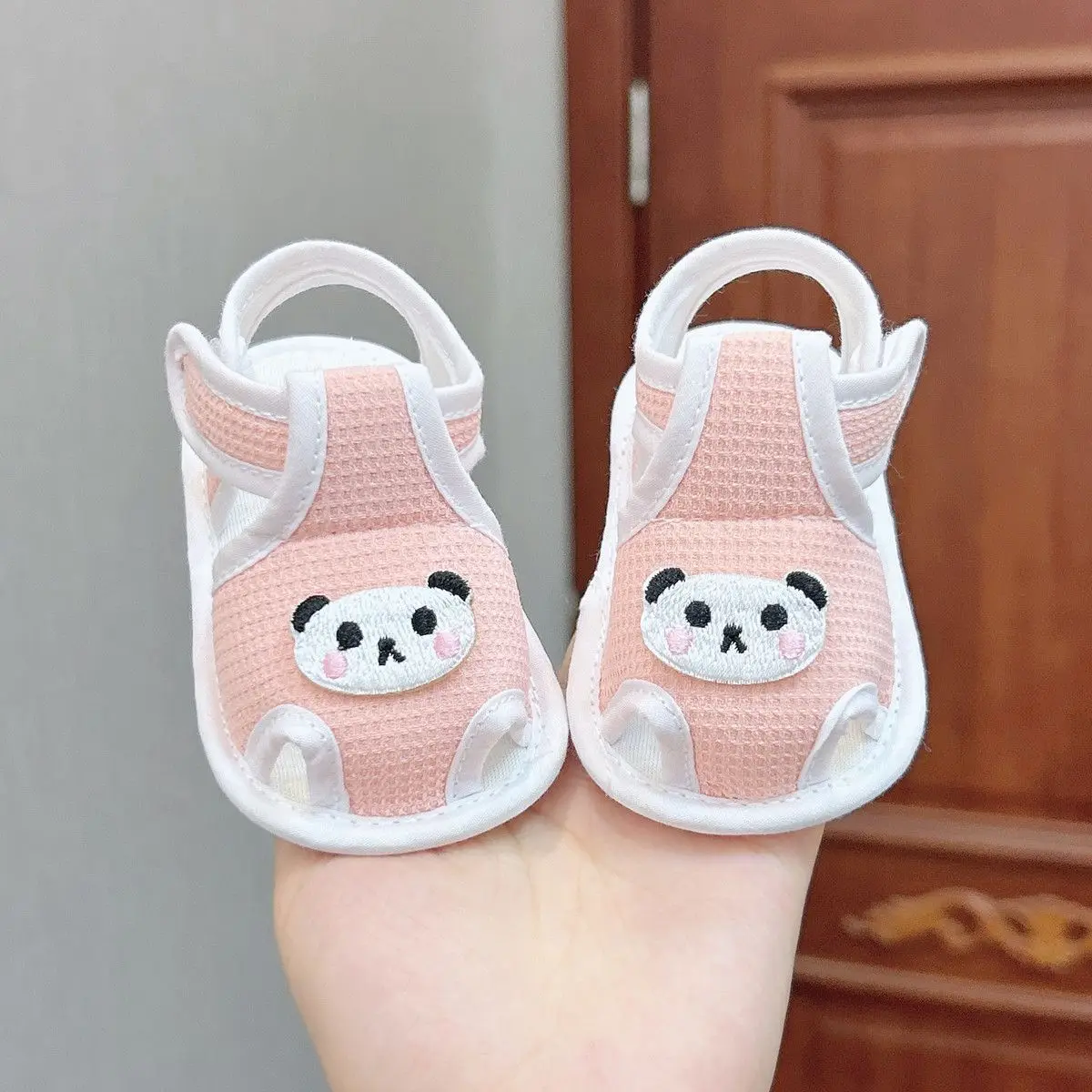 Baby Pre-Walking Summer Soft Sole Indoor Sandals Anti-Slip Breathable Secure Fit for Boys and Girls