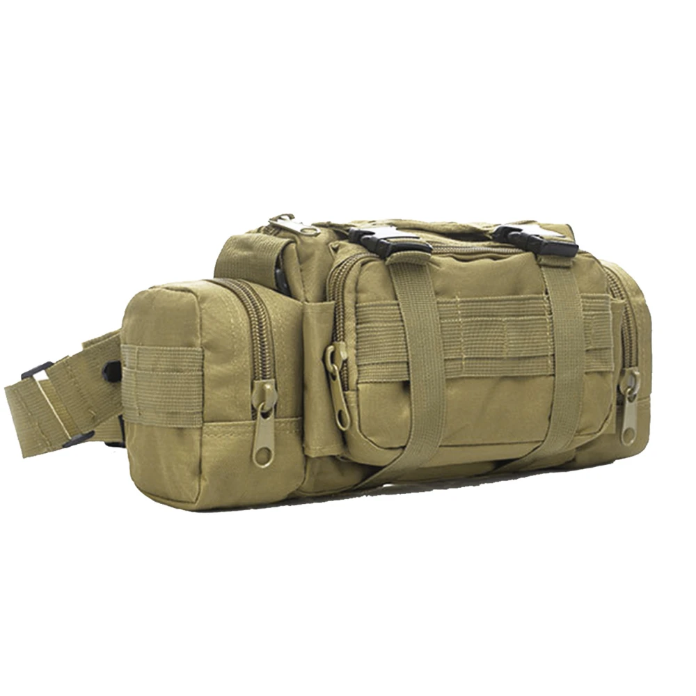 Men Messenger Shoulder Bag Handbag Water Bottle/Kettle Bags Travel Durable Nylon Military Assault Molle Male Waist Fanny Pack