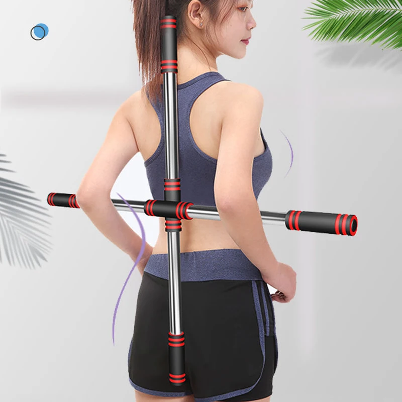 1Pair Yoga Open Back Stick To Correct Sitting Posture To Improve Hunchback Body Training One Word Stick Open Shoulder Portable