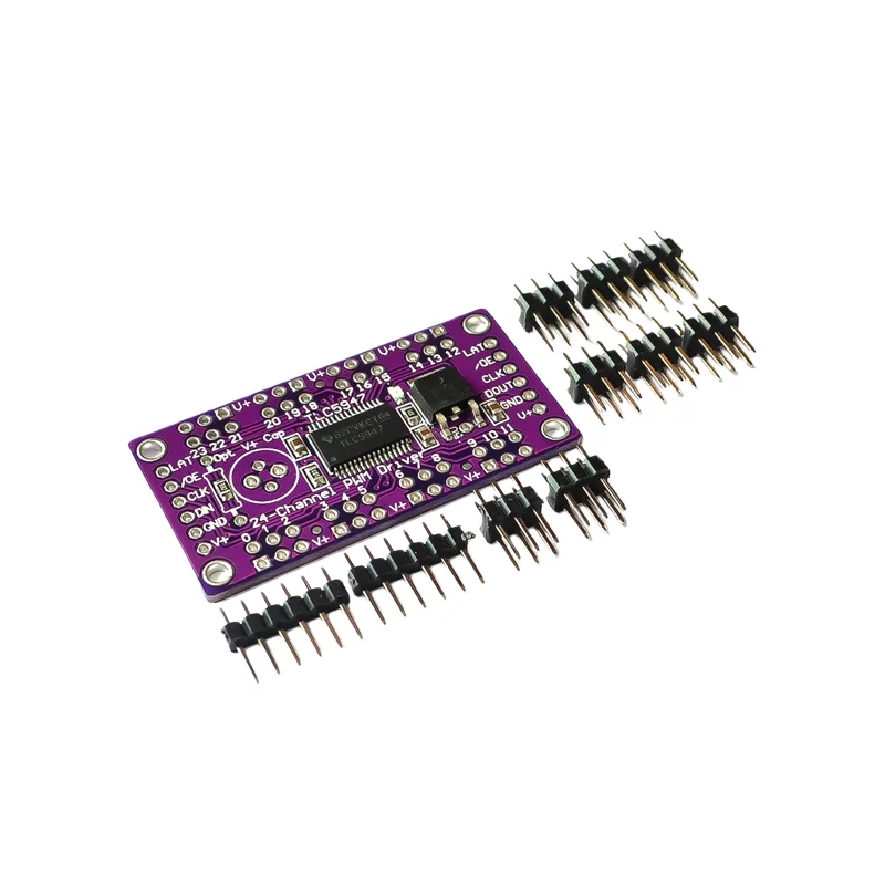 TLC5947 12BITS PWM Pulse Width Modulation 24-channel Output LED Driver Module