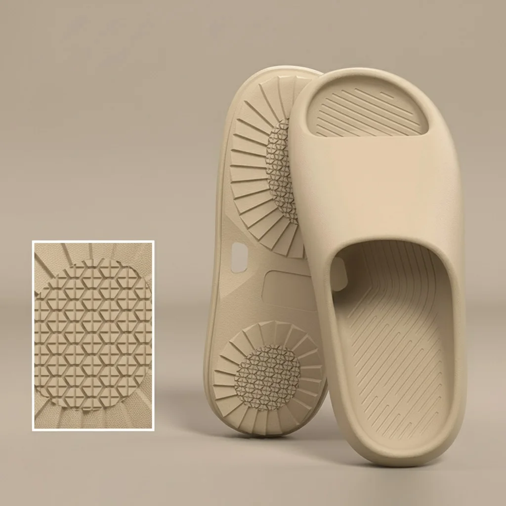 Women Bathroom Slippers Anti Slip Quick Dry Lightweight Comfortable EVA Shower Slippers Indoor Home Slides Pool Summer Sandals