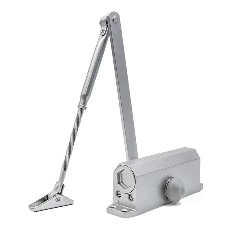 Automatic Door Closer Adjustable Door Stop Multifunctional Buffer Door Closer Suitable For Residential Decoration