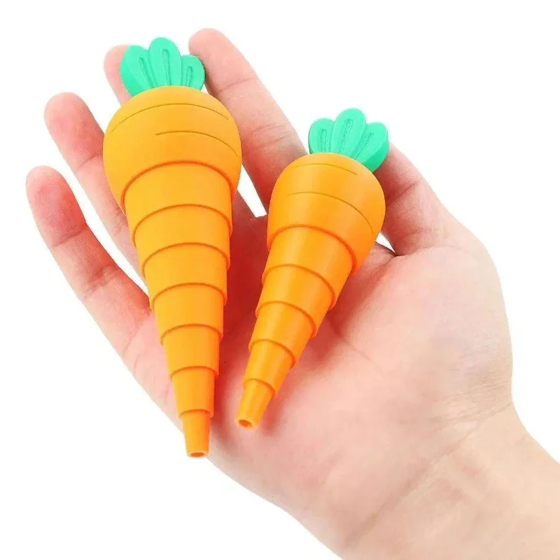 

3D-Printed Stretchable Carrot Toy: A Stress-Relief Decoration and Creative Educational Toy for Kids