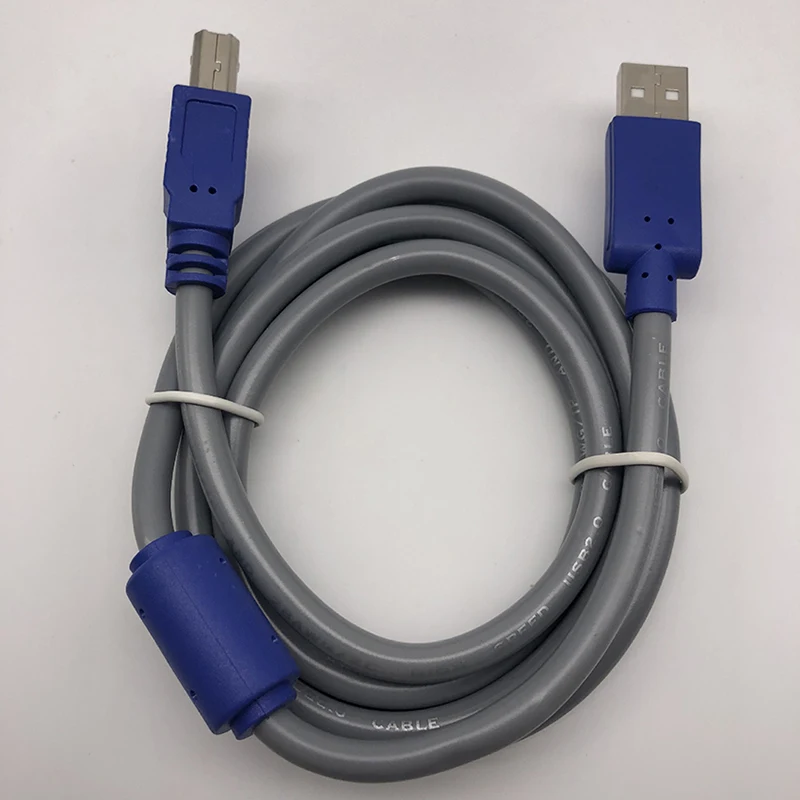 USB 2.0 Printer Cable, A-Male to B-Male Cord USB A to B Cable High Speed Scanner Cord 1.5 Meters, Printer Cable, Gray Line