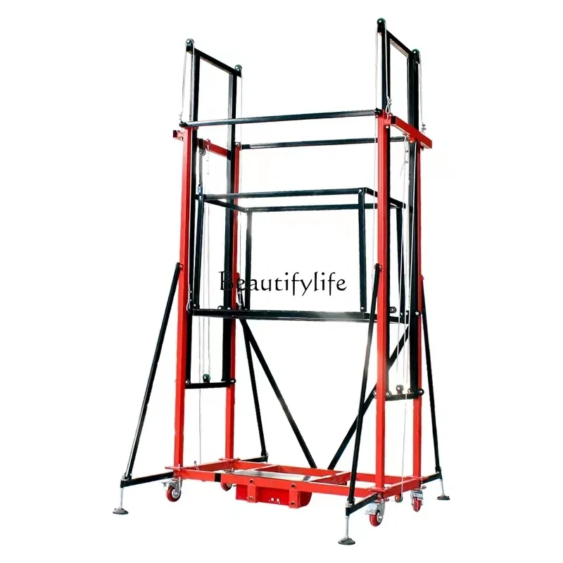 Electric Scaffolding Foldable Mobile Lift Platform External Decoration Automatic Remote Control Hoist