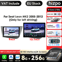 Hizpo 8Core 8G+256G Carplay 4G-LTE Android Car Radio for Seat Leon 2 MK2 2005 - 2012 Navigation GPS Multimedia Video Player WIFI