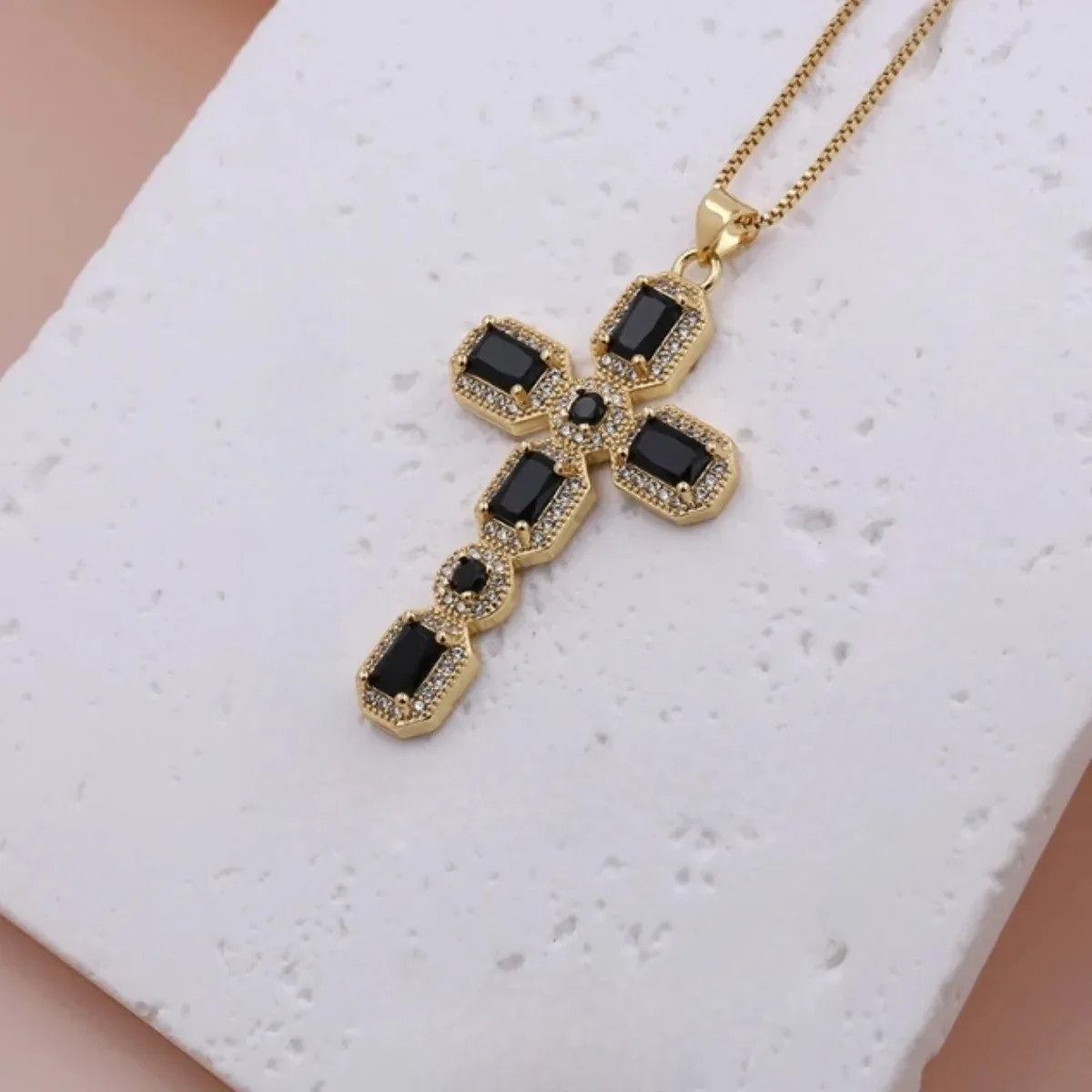 Virgin Mary Necklace Cross Series Pendant For Daily Casual Wear Accessories