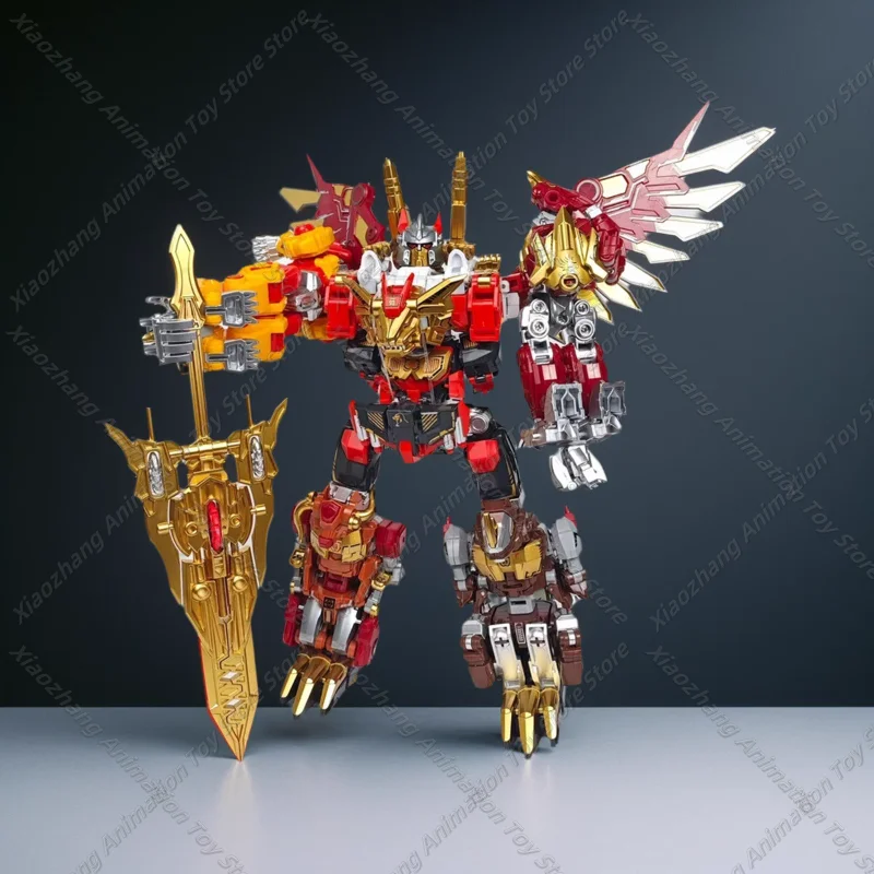 Spot (envío de 144 horas) juguetes deformados Guangdong Xing Chongyunxiao 6 modelo combinado de God King Kong Boy Mecha a pequeña escala
