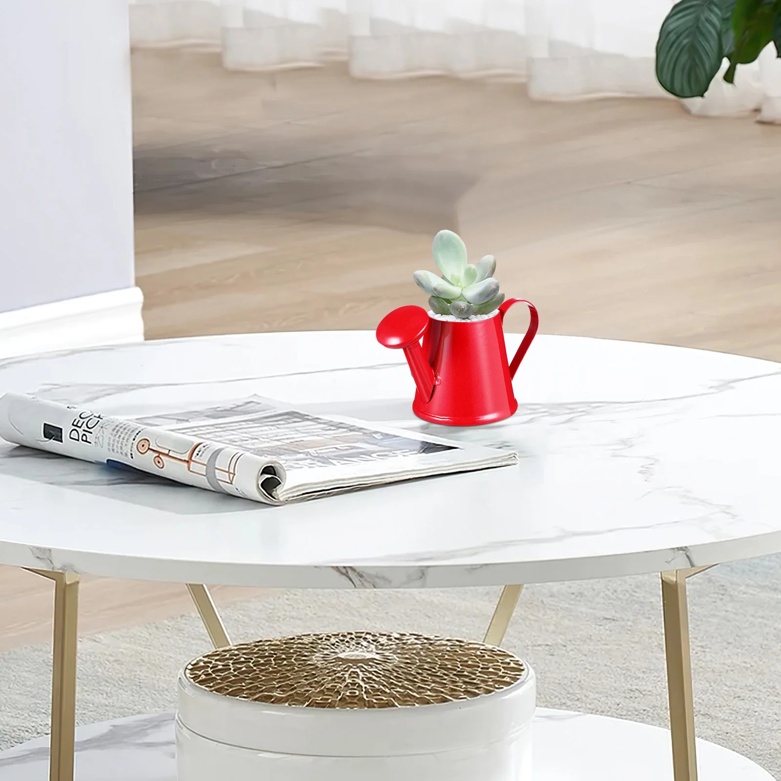 6 Pcs Mini Watering Can Kettle Small Dollhouse Scene Decor Simulated Decoration Pot Model Basin