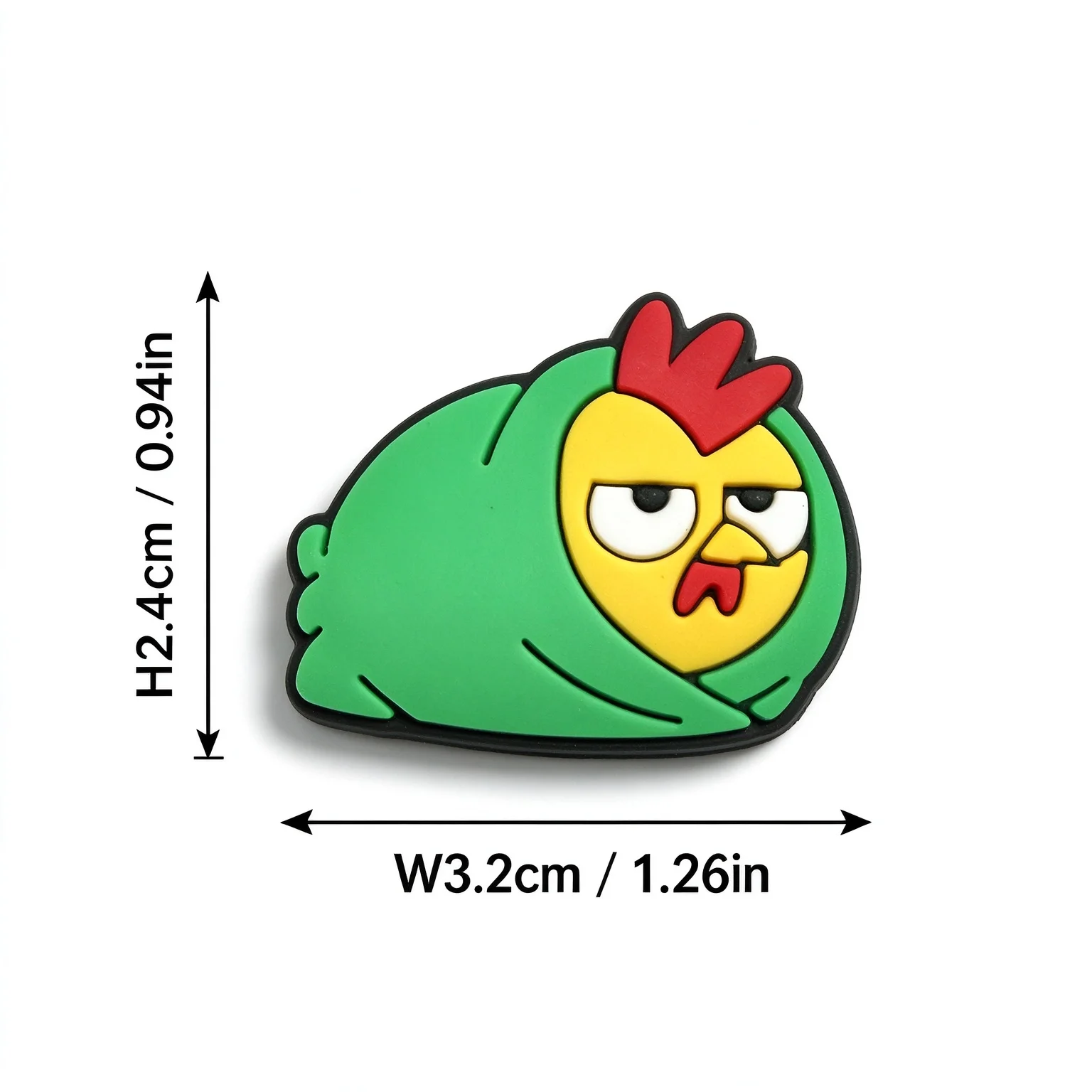 20-100Pcs Wholesale Various Chickens Garden Shoe Charms Rooster PVC Clog Buckle Ornaments Fit Funny Party Gifts