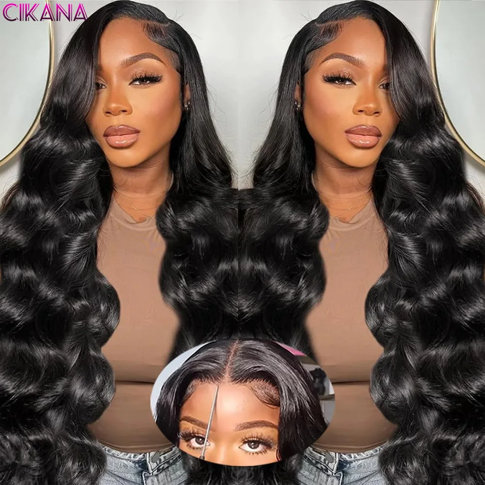 HD Transparent 13x4 Body Wave Lace Front Wig Pre Plucked 13x6 Lace Frontal Wig Human Hair Wigs For Women 4x4 Lace Closure Wig