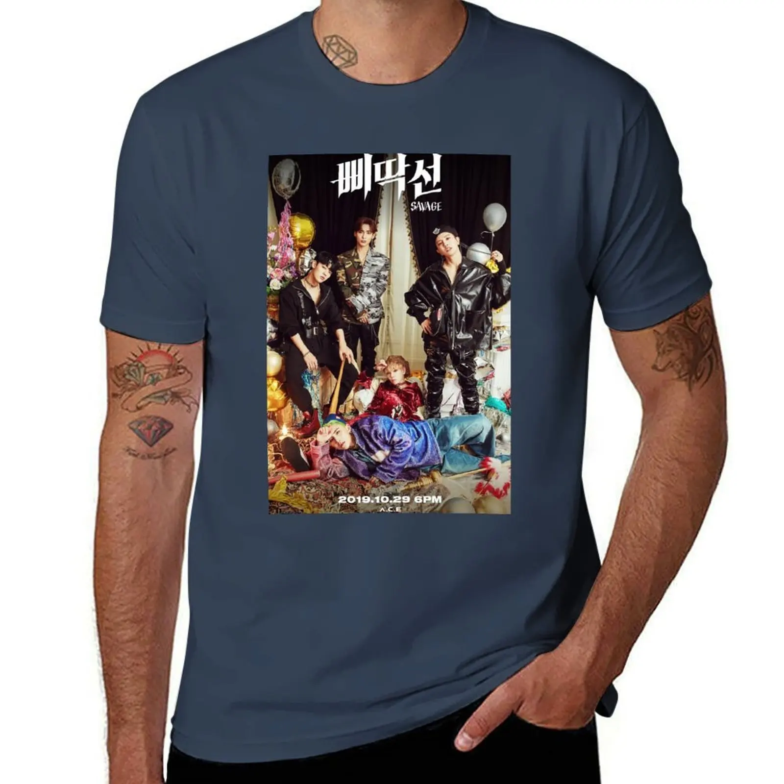 

A.C.E Savage  T-Shirt Summer Fashion Casual Tee Shirt
