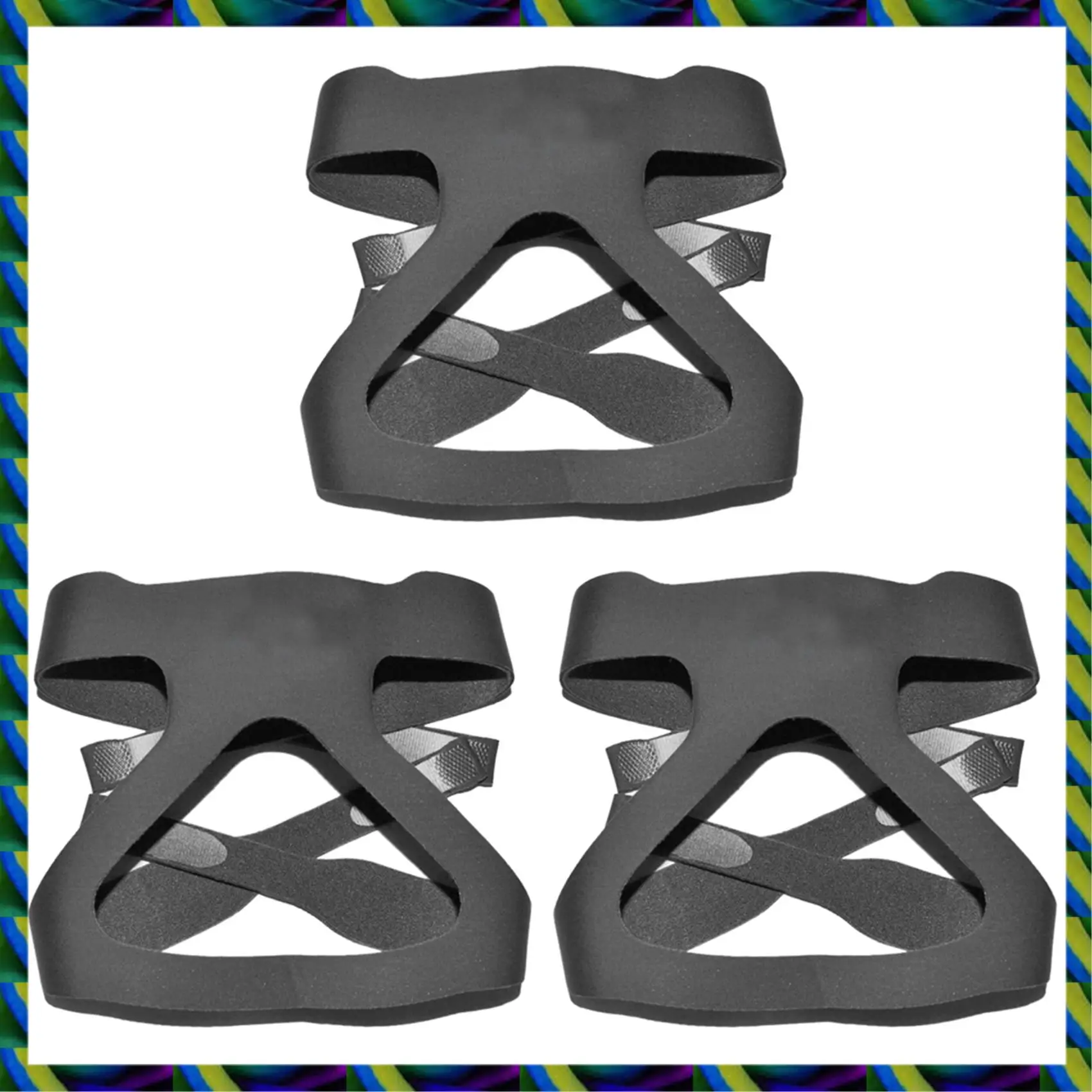 Daily 3X ユニバーサル CPAP マスク ヘッドギア ストラップ Resmed Mirage シリーズ、Respironics CPAP 用 (ヘッドギアのみ)