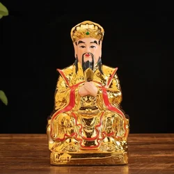 Creative Ceramic Fire God Kitchen God Statue Kitchen Stove Surface Craft Decoration figurines  feng shui  home decor