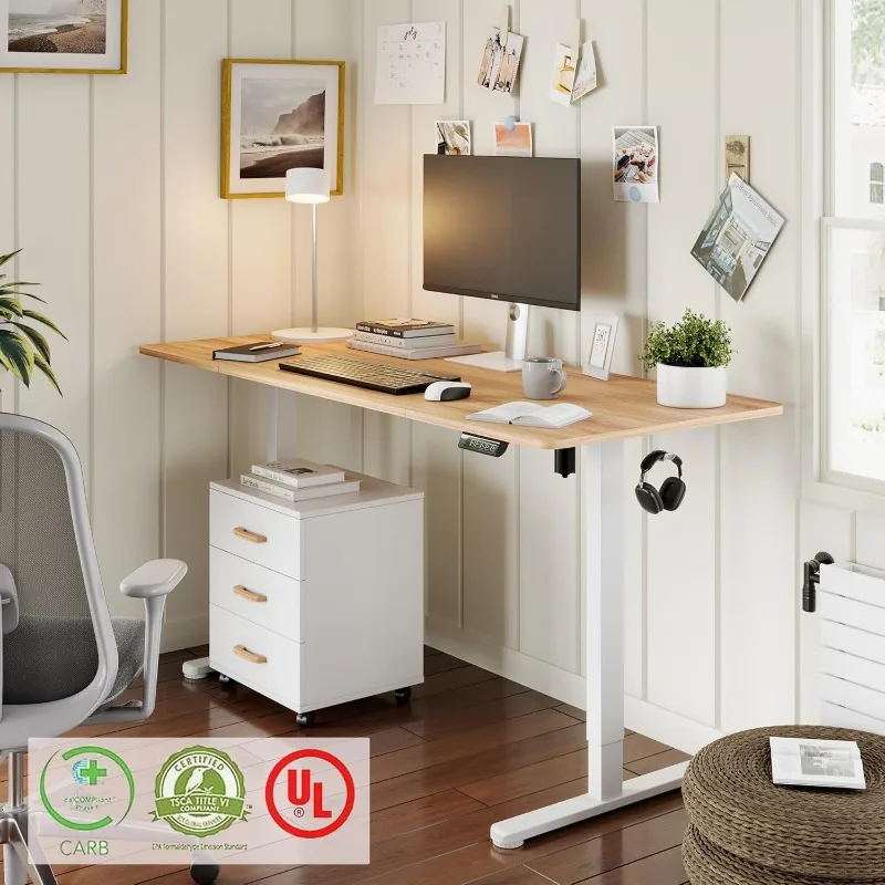 Elektrisch Staand Bureau, Ergonomisch Bureau Aan Huis Zit-Stand Bureau Met Geheugen Preset Controller