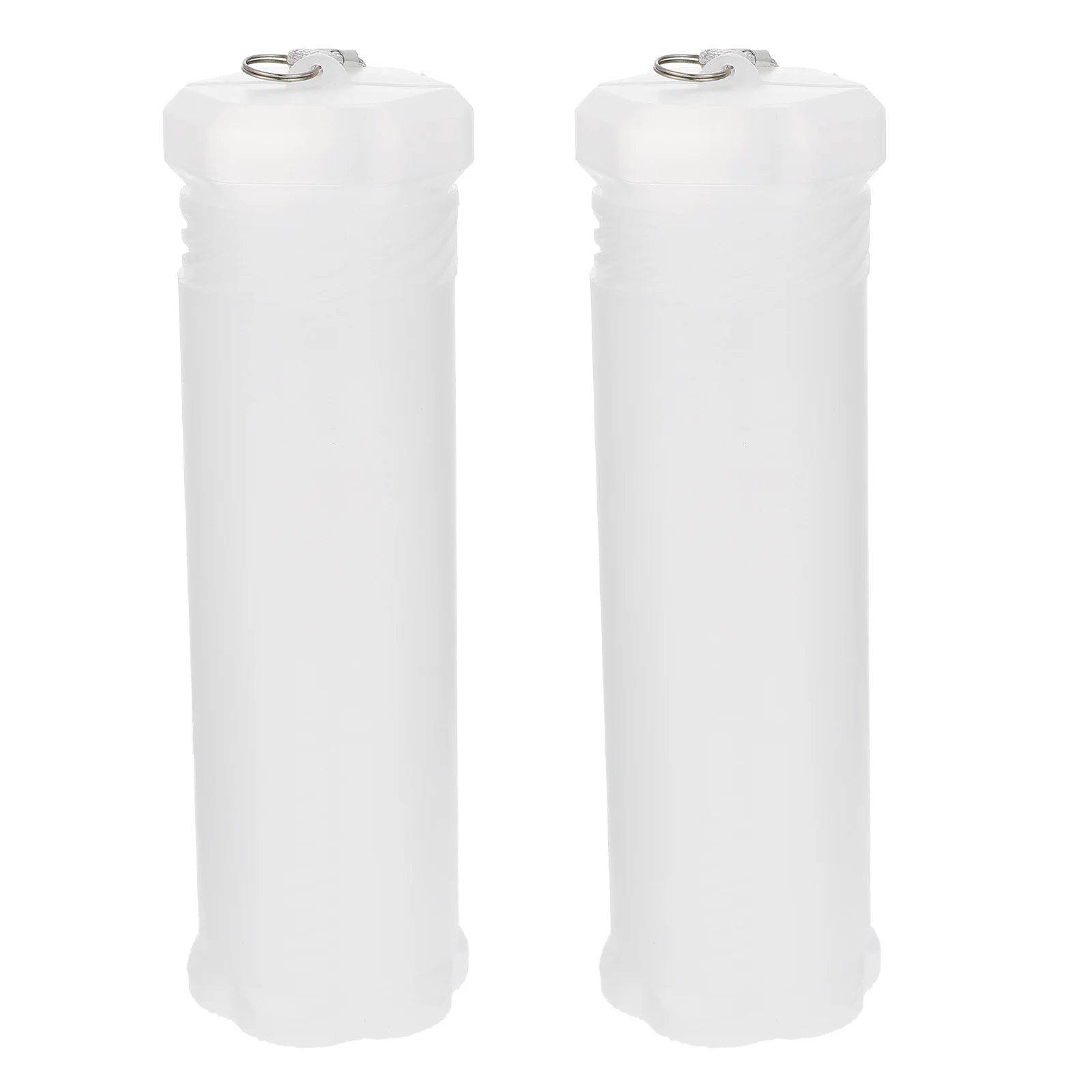 2pcs Telescopic Pen Box Portable Pencil Case Stretchable Design Organized Storage For School Office Transparent Pen Container