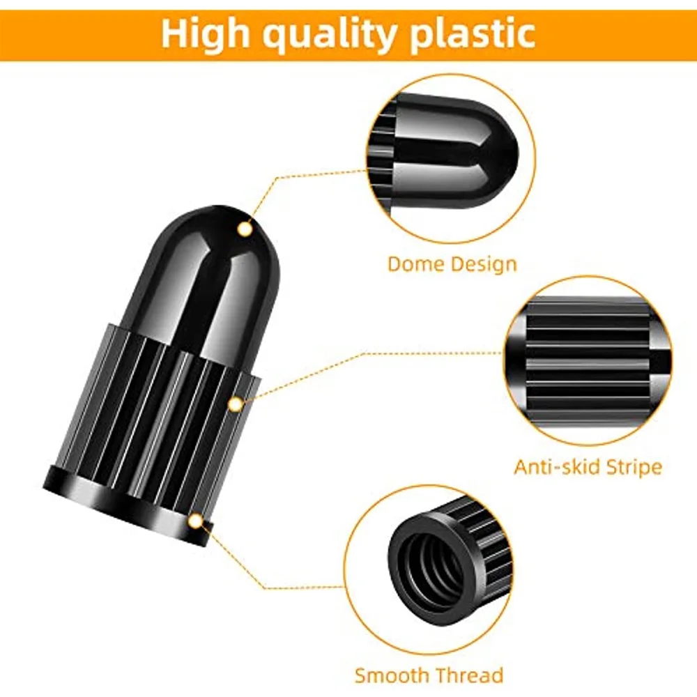 50 Pieces Bicycle Presta Valve Cap Plastic Presta Cycling Valve Cap Bicycle Bike Tire Caps French Style Cap Dust Covers