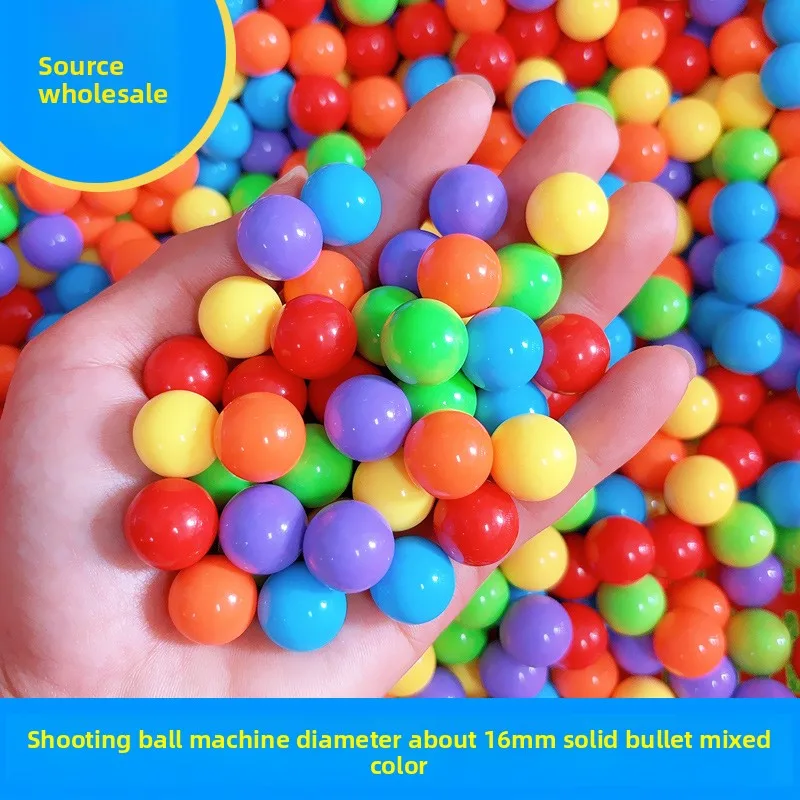 16mm Solid Color Plastic Marbles for Chain Shot Cannon Ball Zombie Shooter Game Accessories Coin Operated Games