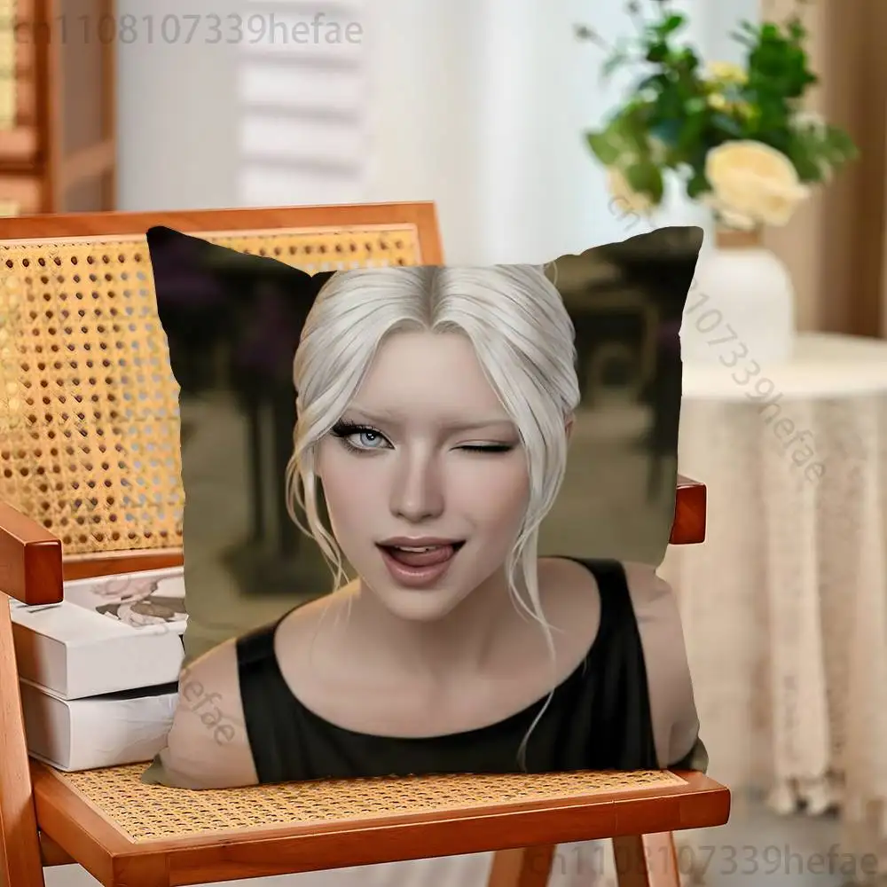 Game Romance Clubs Kissenbezüge für Schlafzimmer, Wohnzimmer, Sofa, Heimdekoration, Polyester-Kissenbezug mit Reißverschluss – Detail 10