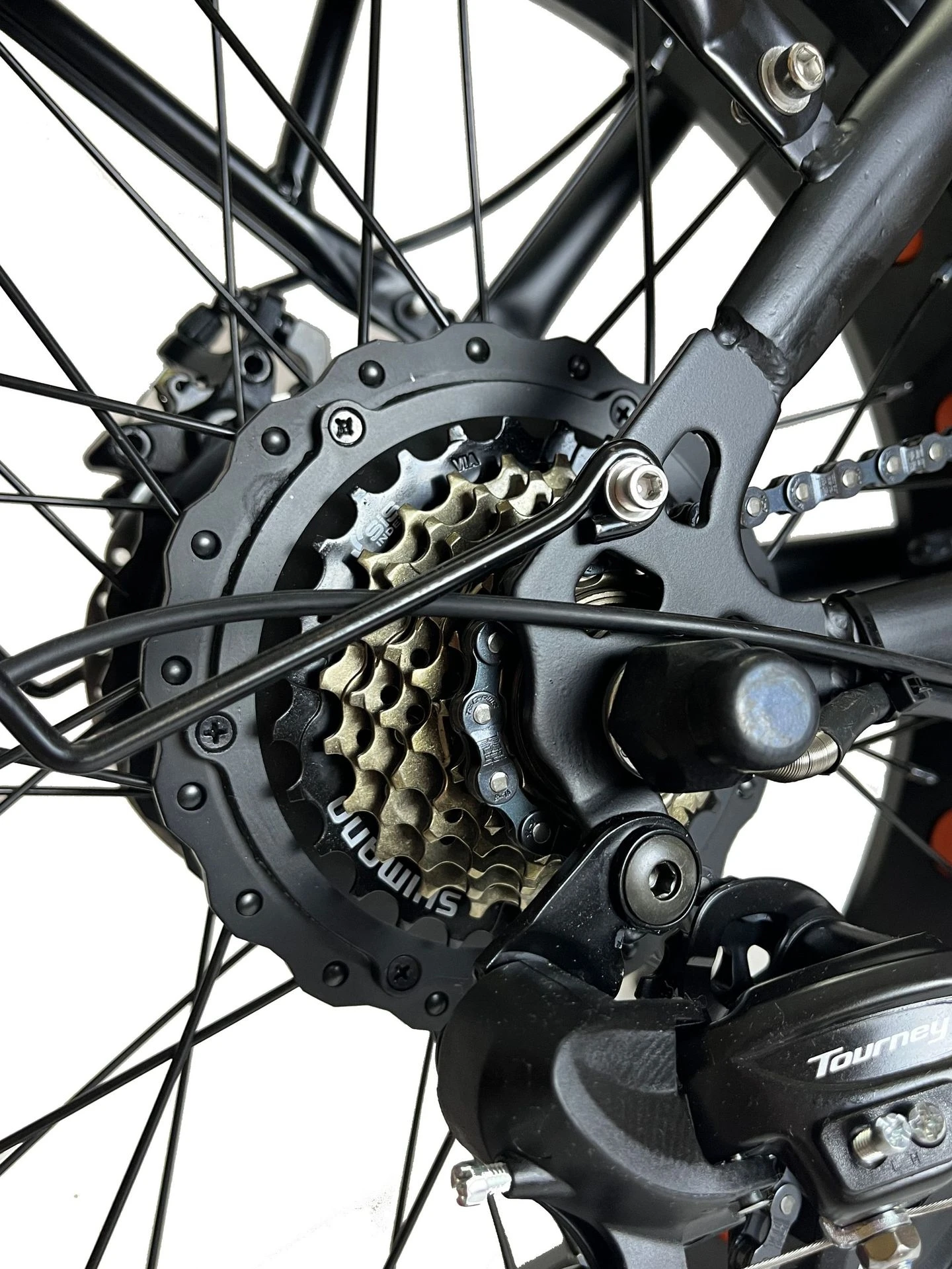 7-Speed 500W Motor Foldable Aluminum Alloy Electric Bicycle Fat Tire Integrated 48V Battery Hydraulic Shock Absorbers Disc