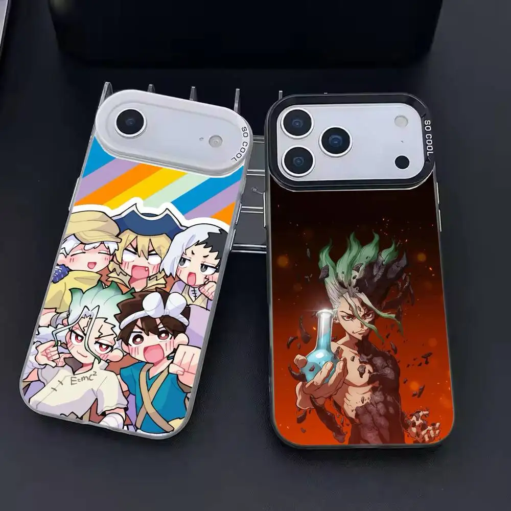 

Dr. S-Stone Phone Case For iPhone 17 16 15 14 13 12 11 Pro Max Plus Silver candy Matte Cover