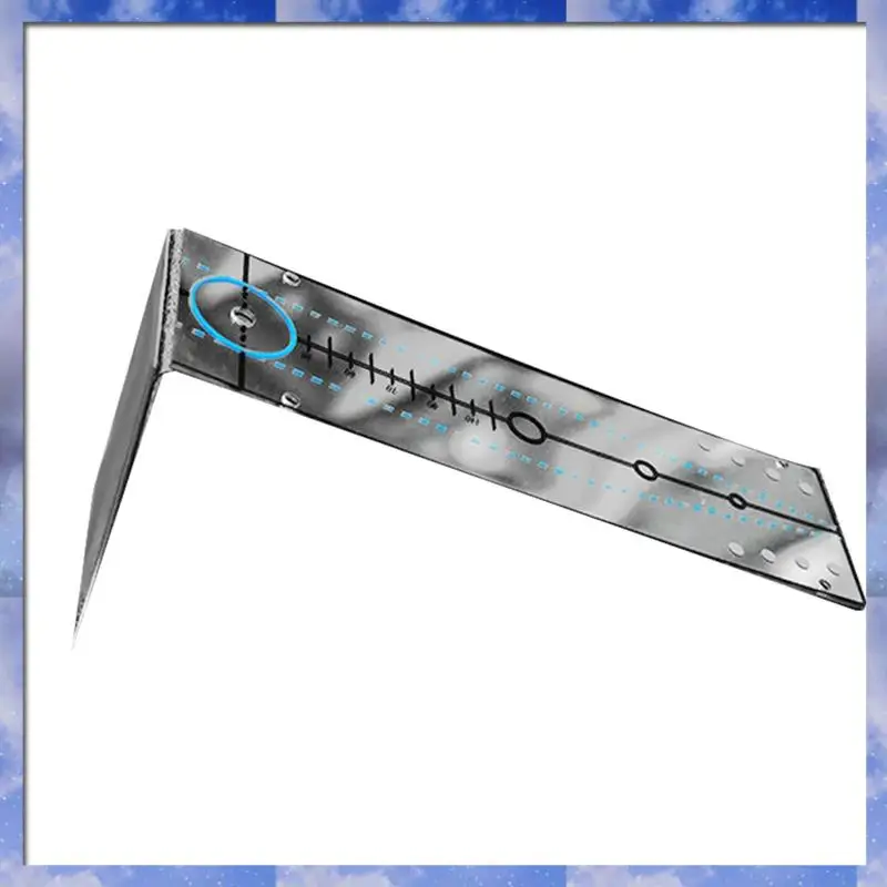 A35F New Golf Swing Straight Practice Golf Putting Mirror Alignment Training Aid Swing Trainer Golf Supplies Parts