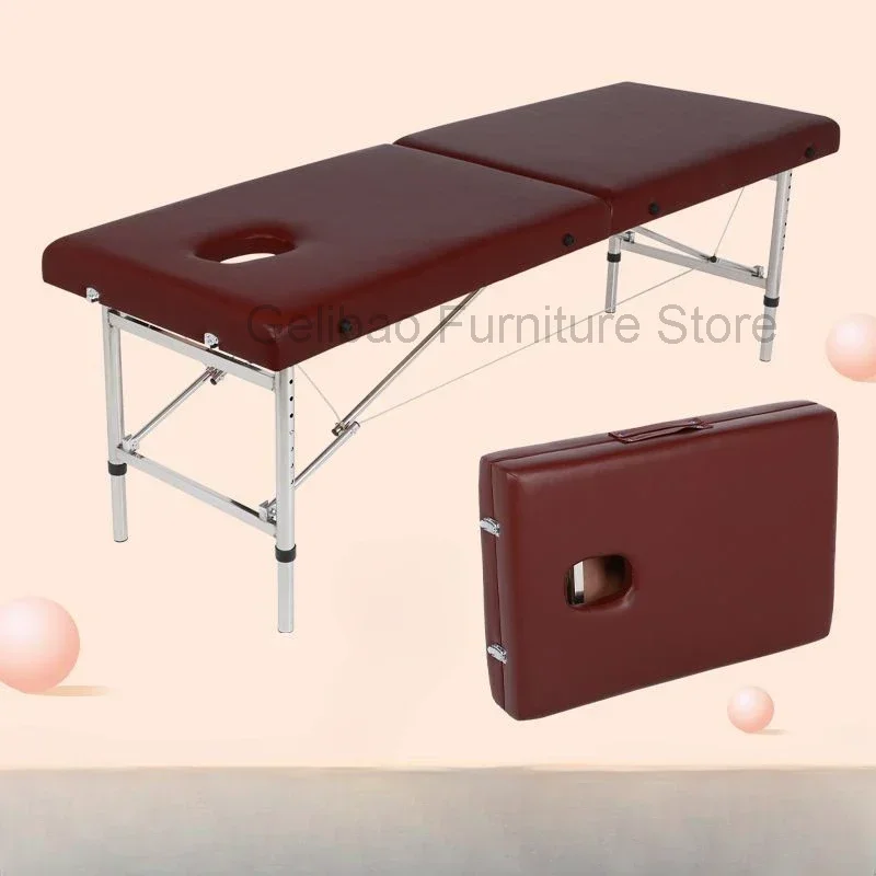 

Stable Aesthetics Relaxing Portable Folding Stretchers Auxiliary Tables Massage Bed Salon Furniture Professional Beauty Tattoo