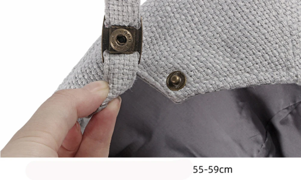 HT3302 Baskenmütze für Herren und Damen, Frühling/Sommer Sonnenkappe, Künstlermütze, Verstellbare Flache Mütze, Atmungsaktive Leinen-Baskenmütze – Detail 10