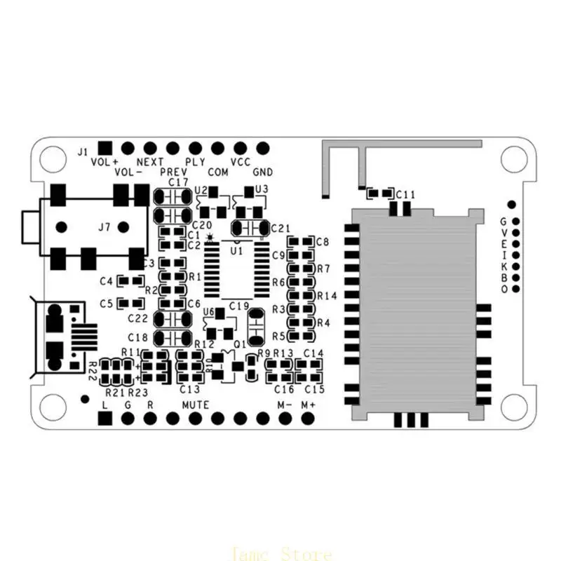 

LX0B 5.0 QCC3031/3034 Knob Volume AUX Input APTXHD Power Amplifier Board 2x10W/15W APTX APTXLL APTXHD