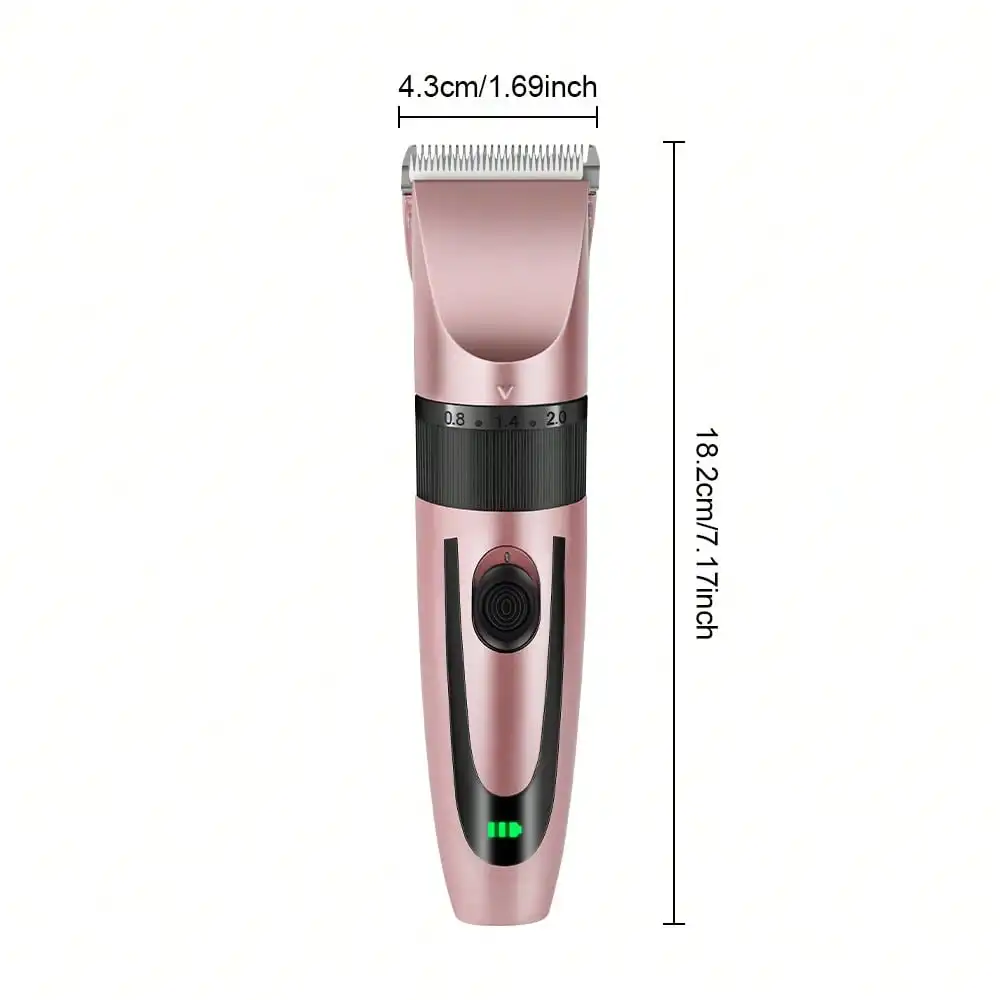 Cordless Hair Clipper, Unisex, With Indicator Light, Model Hi-800, 2 Color Options, Suitable For Home Haircut image 6