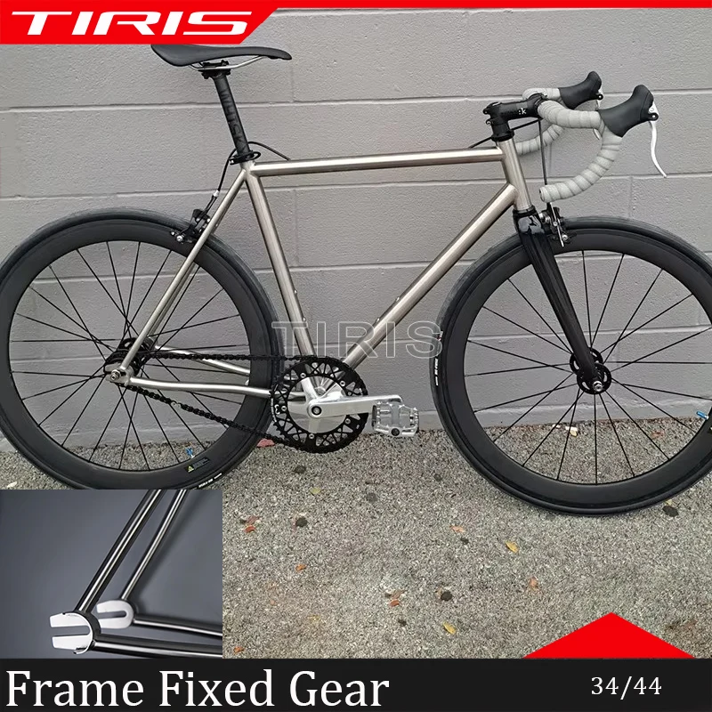 

TIRIS-FJ1 Рама велосипеда с фиксированной передачей для велокросса, шоссейная односкоростная рама велосипеда, комплект рамы для гонок и велоспорта 700C 29, на заказ