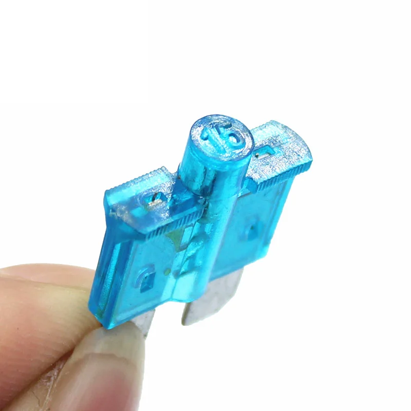 10pcs 5A 10A 15-40A Medium Size Auto Fuse Inserts Car Insurance Tablets Medium Fuse With Lamp Car Inserts Fuse