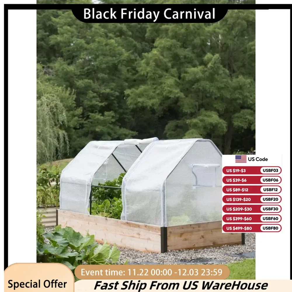 Gardeners Supply Company Multi-Season Plant Protection Grow Tent Cover | Outdoor Greenhouse Gardening Plants, Flowers