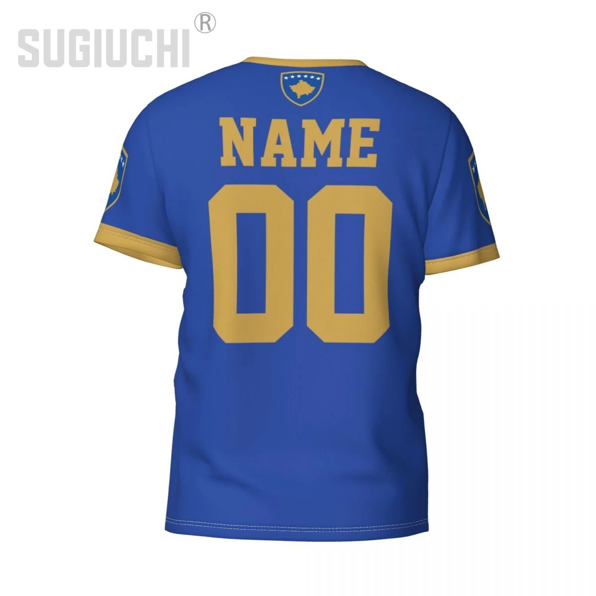 Custom Name Number Kosovo Flag Emblem 3D T-shirts For Men Women Tees team Clothes Soccer Football Fans Gift T shirt
