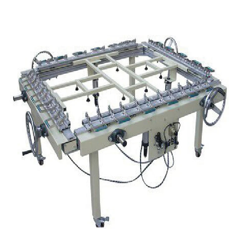 

Factory Price Pneumatic Screen Printing Mesh Frame Stretching Machine for Making Mesh Frames Tension Machine Easy to Operate