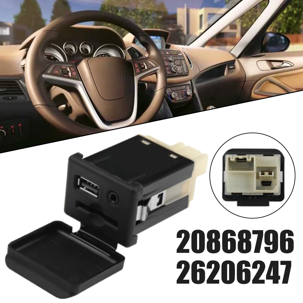 For Opel Vehicle AUX + USB Sockets for Insignia & For Zafira C Models Quick Installation Process with OEM Reference