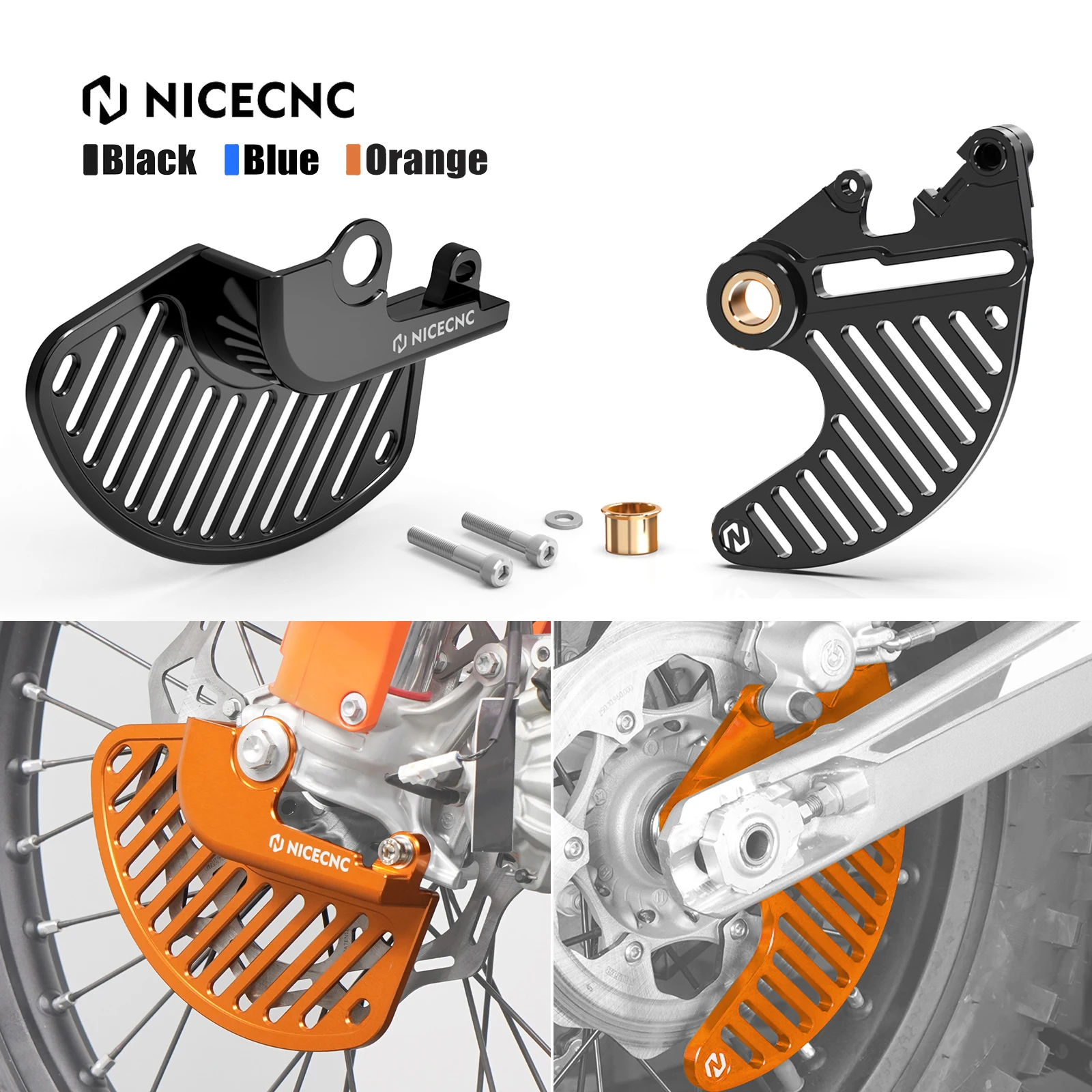 

2024 For KTM EXC 300 EXC 250 TPI For Husqvarna TE 300 TE 300i FE 350 FE 450 For GasGas EC 300 EC250F Front Rear Brake Disc Guard