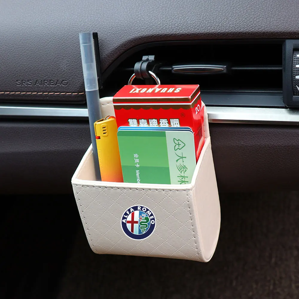 Caixa Organizadora para Saída de Ar do Carro, Porta-Acessórios e Decoração Automotiva para Alfa Romeo Mito Giulietta GTA Gt 147, Calota de Roda Automotiva