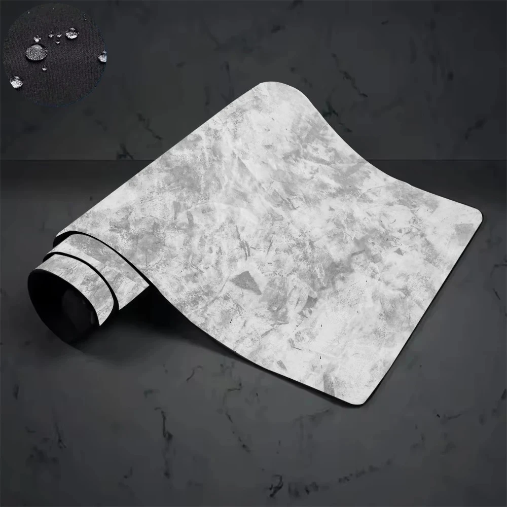 

400x900x4mm Waterproof Mouse Pad: Premium Gray Stain-Resistant Fabric with Non-Slip Base for Office/Gaming