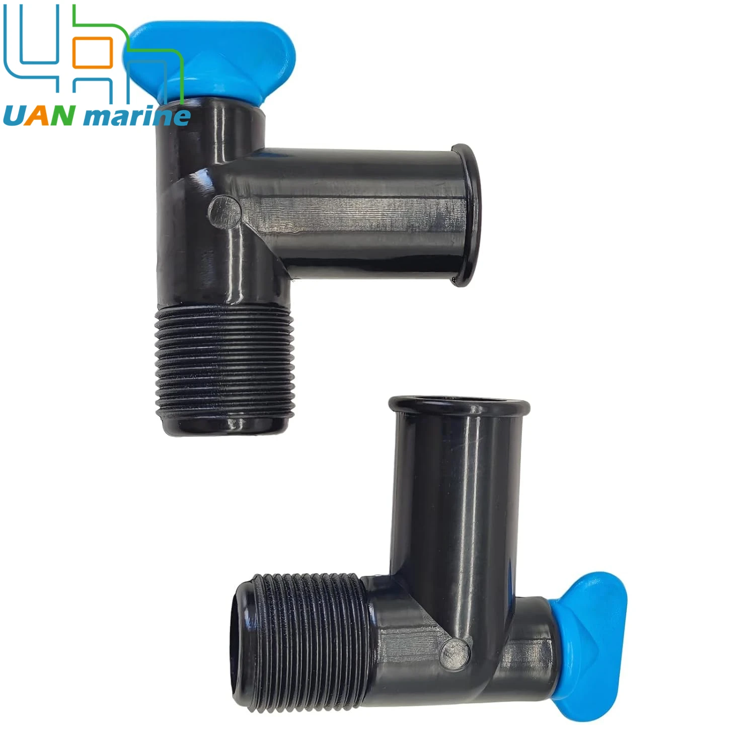 2Pcs Exhaust Manifold Hose Fitting with Elbow Drain Plug Kits For Mercruiser Sterndrive  V6 V8 22-862210A01 22-806926A1 18-4224