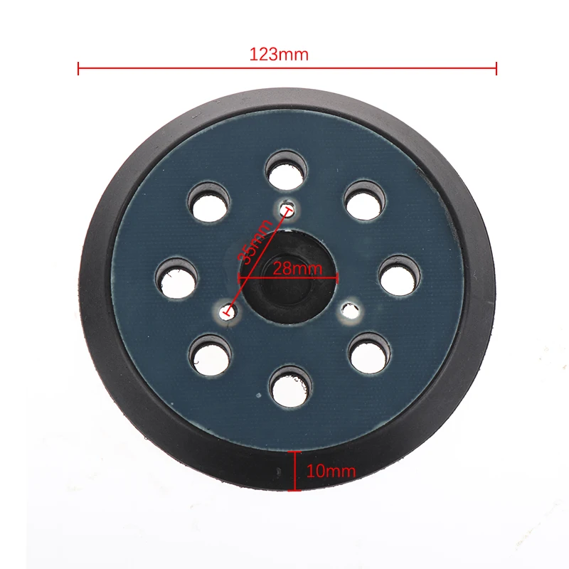 8Hole Basis For Orbit Sander Replacement For Makita Mt922 Bo5041 Imported Long Hook Sander Stick Disc Sandpaper Machine Chassis